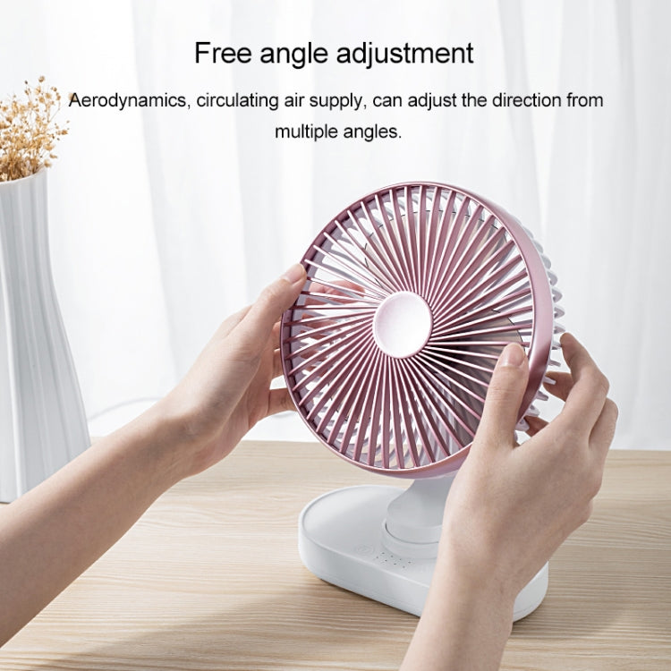 Ventilatore da tavolo portatile 4W ricaricabile USB-C