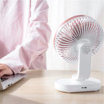 Ventilatore da tavolo portatile 4W ricaricabile USB-C