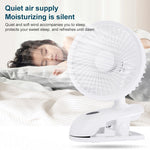 Elettroventilatore Clip-on F601 con Display LED e Batteria