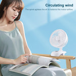 Elettroventilatore Clip-on F601 con Display LED e Batteria