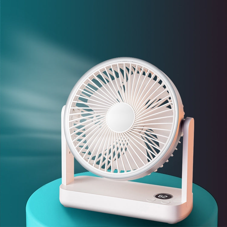 Ventilatore elettrico da tavolo F701 con display LED