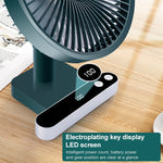 Ventilatore elettrico da tavolo con scuotimento automatico e disp