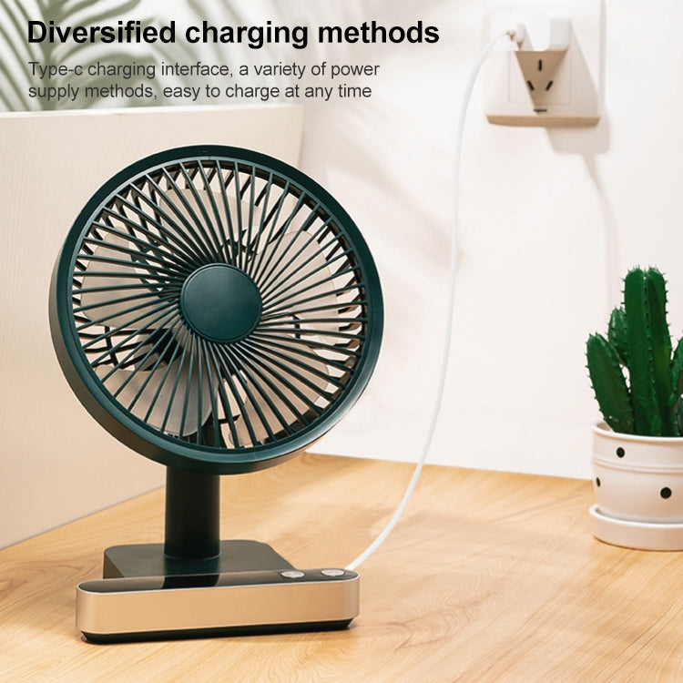 F702 Auto Shaking Electric Table Fan with LED Display