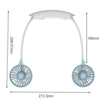 Mini ventilatore da collo ricaricabile USB 3 velocità