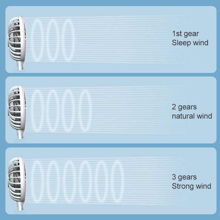 Mini ventilatore da collo ricaricabile USB 3 velocità