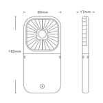 Ventilatore portatile da collo USB F20 pieghevole