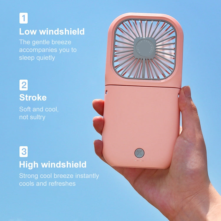 Ventilatore portatile per galvanica F20 Ventilatore da collo portatile pieghevole USB muto pieghevole, F20, F20 (Pink), F20 (Green), F20 (Blue), F20 (White)