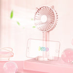 Ventilatore elettrico portatile da tavolo con 3 velocità