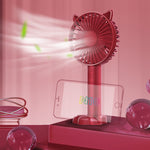 Ventilatore elettrico portatile da tavolo con 3 velocità