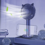 Ventilatore elettrico portatile da tavolo con 3 velocità