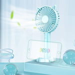 Ventilatore elettrico portatile da tavolo con 3 velocità