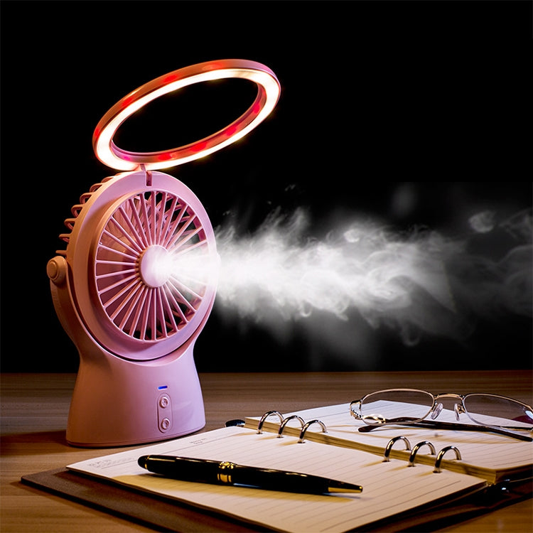 Lampada da tavolo con ventilatore USB portatile 3 velocità