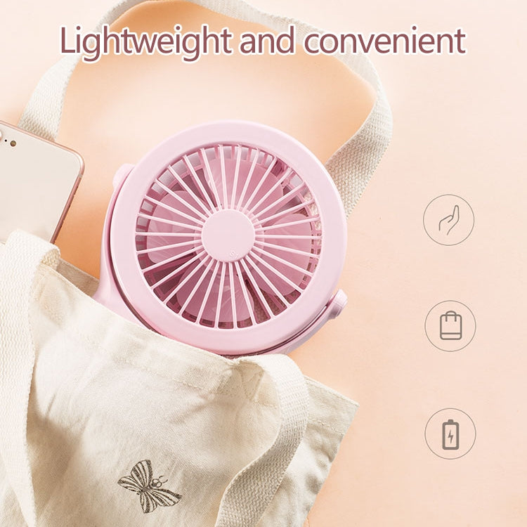 Lampada da tavolo con ventilatore USB portatile 3 velocità