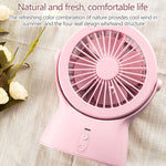 Lampada da tavolo con ventilatore USB portatile 3 velocità