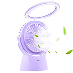 Lampada da tavolo con ventilatore USB portatile 3 velocità
