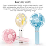 Ventilatore elettrico portatile pieghevole S2 con luce notturna