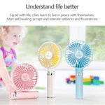 Ventilatore elettrico portatile pieghevole S2 con luce notturna