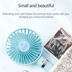 Ventilatore elettrico portatile pieghevole S2 con luce notturna