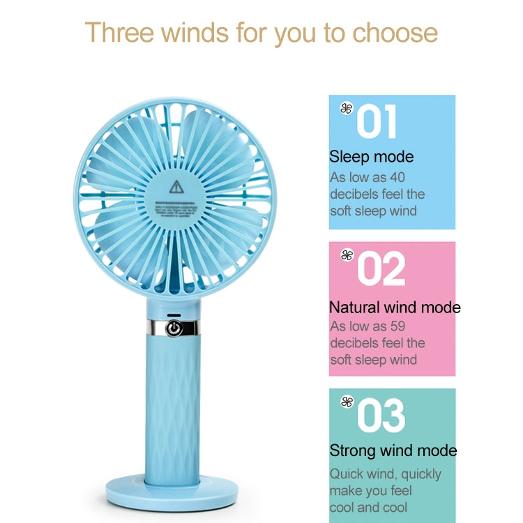 S8 Portable Mute Electric Desk Fan, 3 Speed ​​Control