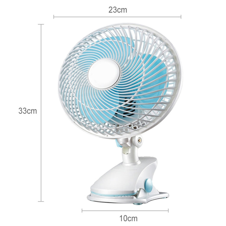 Mini ventilatore elettrico con clip muta per dormitorio domestico portatile 220 V, lunghezza: 3 m, Electric Fan, Length: 3m