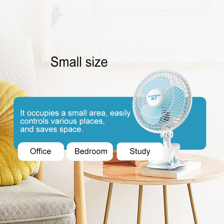 Mini Electric Fan with Clip Mute for Home Dormitory Portable 220V, Length: 3m, Electric Fan, Length: 3m