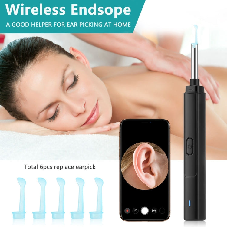 H02006 Endoscopio digitale per orecchio naso bocca WiFi Smart Visual Ear Pick HD