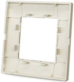 Placca in tecnopolimero 2 posti color sabbia compatibile Vimar Plana 6970597463103 6002-11 EL001