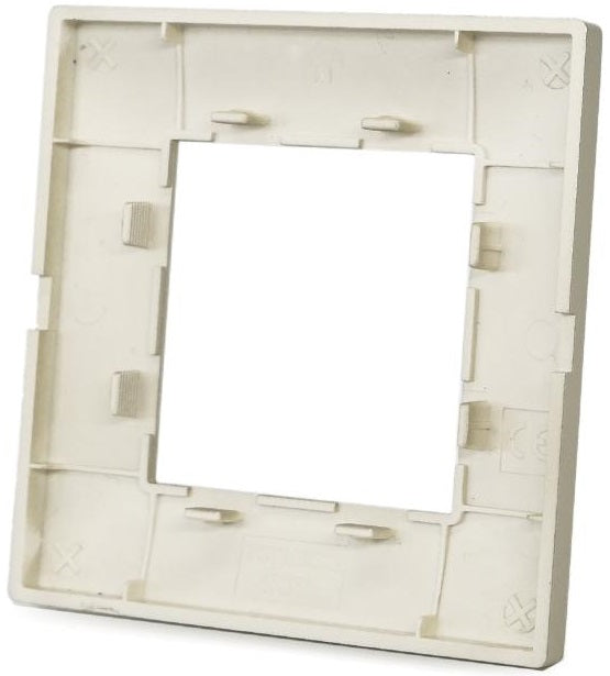 Placca in tecnopolimero 2 posti color sabbia compatibile Vimar Plana 6970597463103 6002-11 EL001