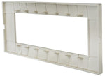 Placca in tecnopolimero 7 posti color sabbia compatibile Vimar Plana 6970597464513 6007-11 EL003
