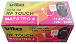 Controller RF touch per strisce LED 12-24VDC 72-144W Vito 6970233838210 6210130 EL019