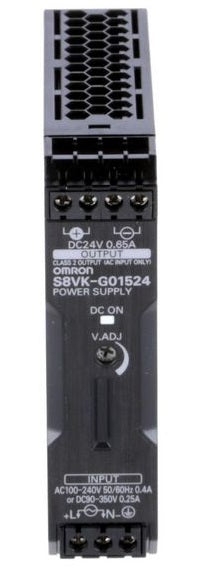 Alimentatore switching per guida DIN 24V 15W 650mA Omron Industrial  S8VK-G01524