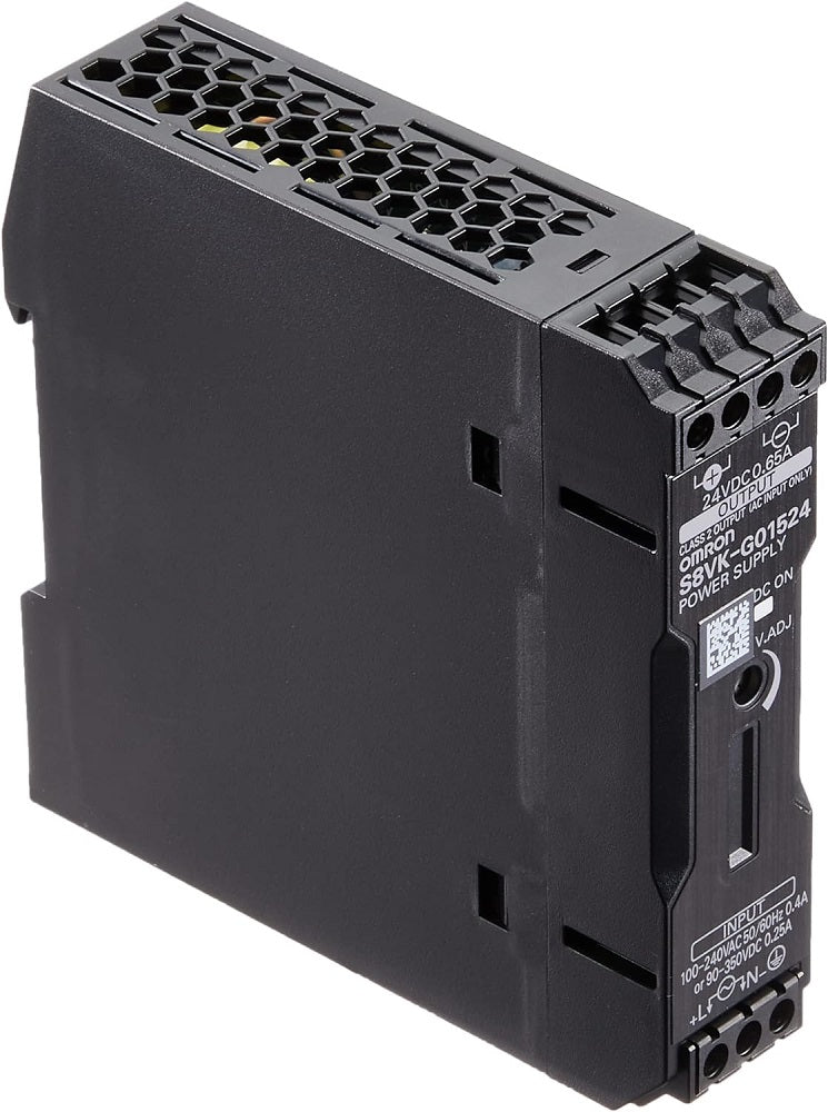 Alimentatore switching per guida DIN 24V 15W 650mA Omron Industrial  S8VK-G01524