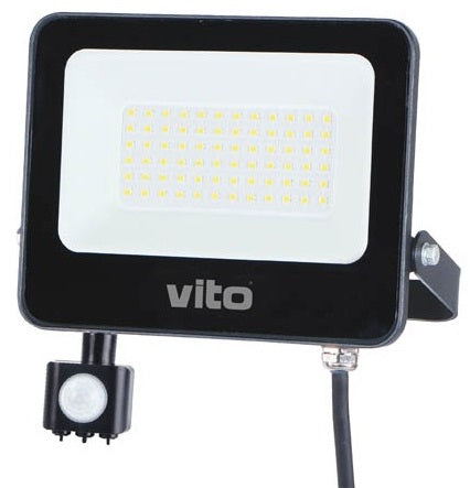 Faro LED da esterno con sensore PIR 50W 5000lm luce fredda 6000k 6970233833871 3022730 EL027