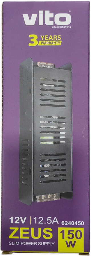 Trasformatore slim 12V 12.5A 150W 6977231351147 6240450 EL035