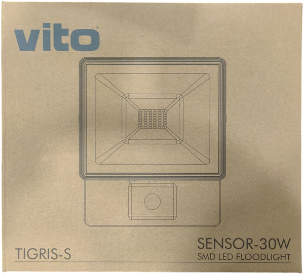 Faretto LED da esterno con sensore di movimento 30W 3000k luce calda EL042 6970233832331 3021390 EL042