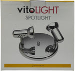 Lampada applique da parete 2xE14 bianca 8697451409616 VT 918 EL043