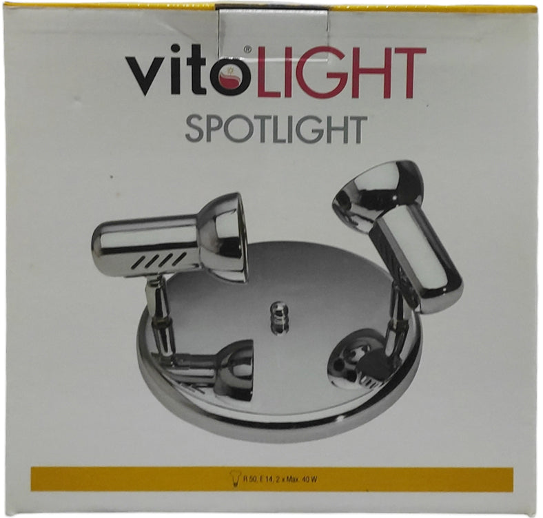 Lampada applique da parete 2xE14 bianca 8697451409616 VT 918 EL043