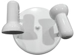 Lampada applique da parete 2xE14 bianca 8697451409616 VT 918 EL043