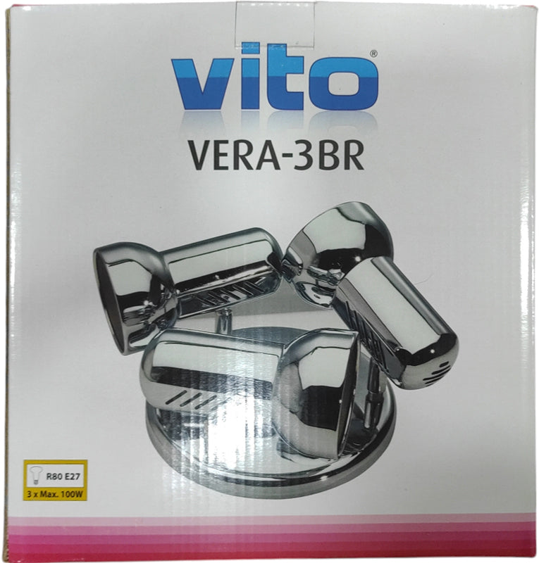 Lampada applique da parete 3xE27 in metallo 2100870 EL047