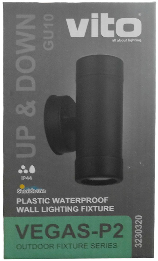 Lampada applique da esterno GU10 Φ80x160mm IP44 6972538040879 3230320 EL078