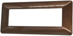 Placca 7 posti in tecnopolimero color bronzo compatibile Matix 6970311027499 M8007-09 EL1034