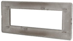 Placca 7 posti in tecnopolimero color bronzo compatibile Matix 6970311027499 M8007-09 EL1034