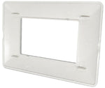 Placca in tecnopolimero 3P argento compatibile Matix 6970311027161 8003-05 3P Argento Btcino Matix EL1043