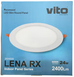 Pannello LED rotondo 24W 2400lm 6000k luce fredda Vito 6970233836131 2024020 EL112