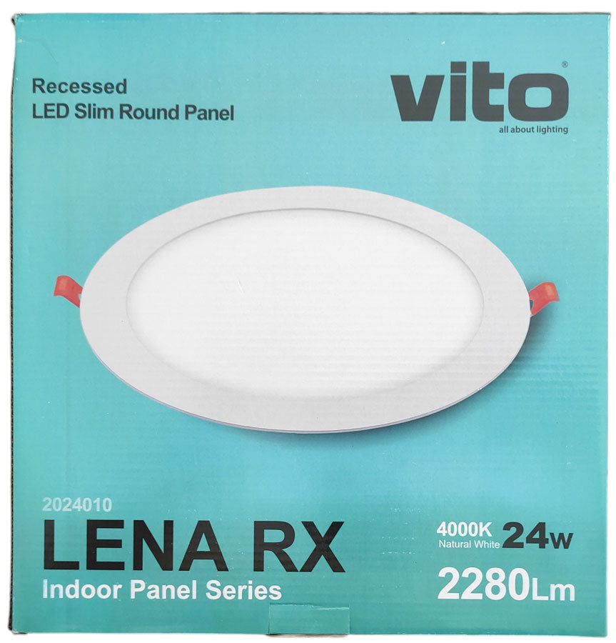 Pannello LED rotondo 24W 2280lm 4000k luce naturale Vito 6970233836124 2024010 EL114