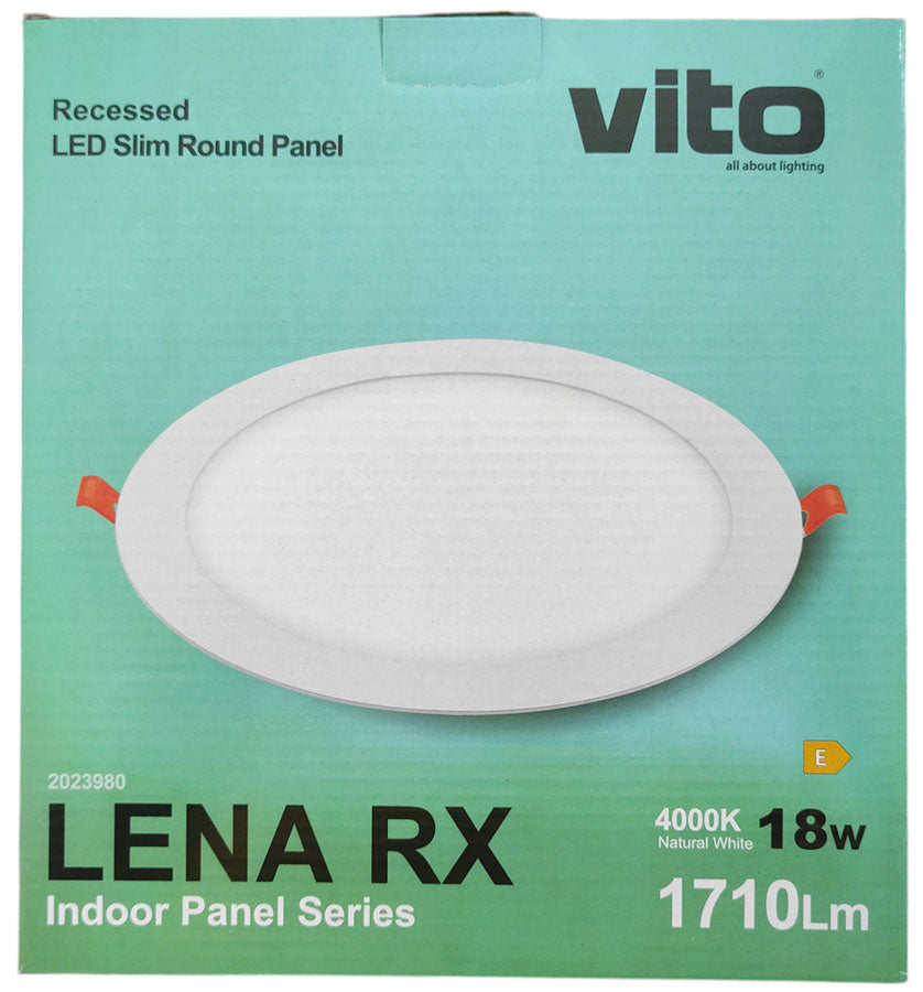 Pannello LED rotondo 18W 1710lm 4000k luce naturale Vito 6970233836094 2023980 EL116