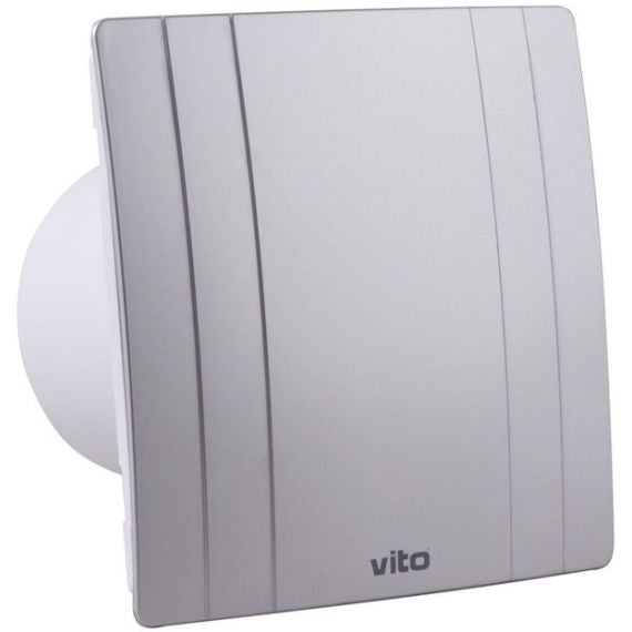 Aspiratore 15W 120m3/h 35Db ?100x80mm grigio Vito