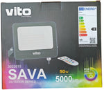 Faro LED RGBW 50W IP65 5000 lm con telecomando 3022615 6977231356623 EL1307