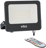 Faro LED RGBW 50W IP65 5000 lm con telecomando 3022615 6977231356623 EL1307