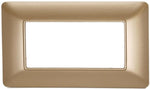 Placca in tecnopolimero 4P oro compatibile Matix
